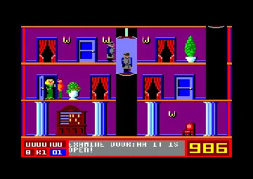 Mission Elevator (UK) (1986) screen shot game playing